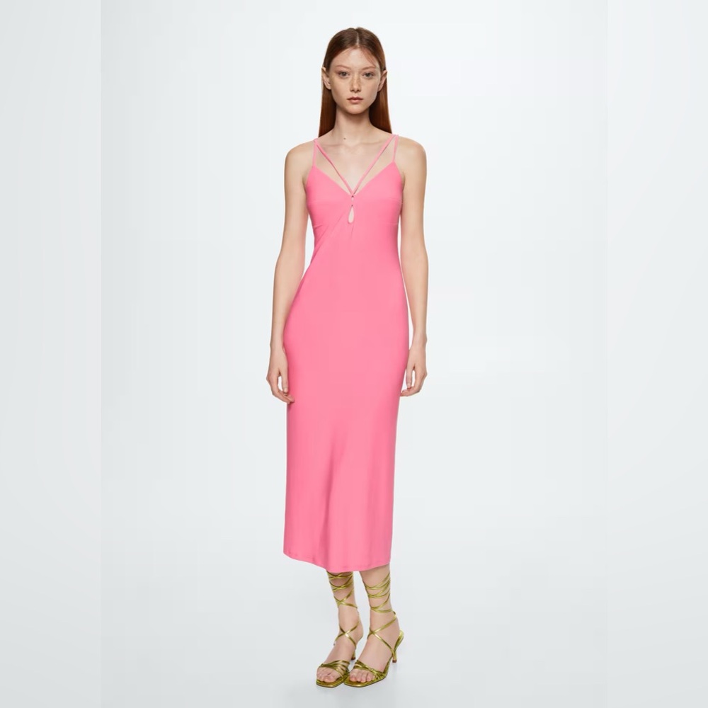 Mango Pink Bodycon Dress | NWT